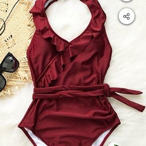 One piece bathing suit